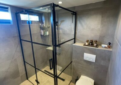 Prachtige moderne douche